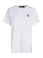 Karl Lagerfeld Tričko ' Ikonik 2.0'  čierna / biela