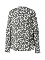 GANT Blúzka  nebielená / enciánová / olivová / biela