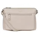 Dámská kožená crossbody kabelka Hexagona Violla - béžová