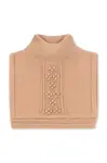 Dětský vlněný nákrčník Konges Sløjd CABBY NECKWARMER oranžová barva, KS103452