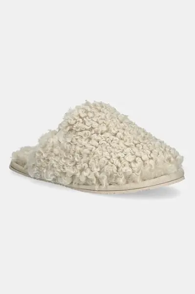 Pantofle Calvin Klein CLOSE SLIPPER FUR