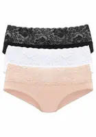 VIVANCE Nohavičky  telová / čierna / biela