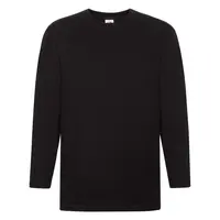 Super Premium Fruit of the Loom Men's Black T-shirt