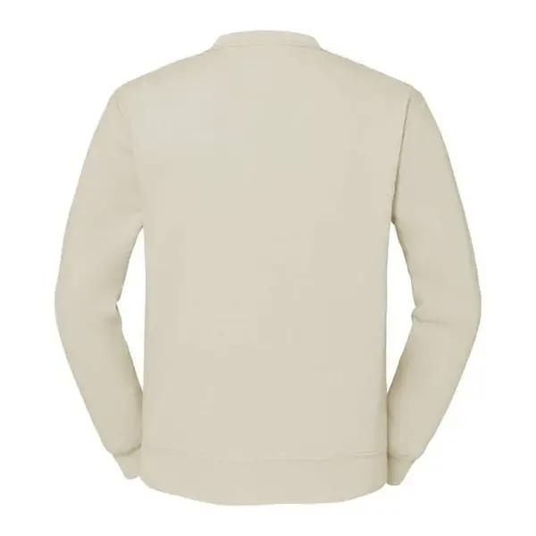 Beige Men's Sweatshirt Set-in Sweat Fruit of the Loom