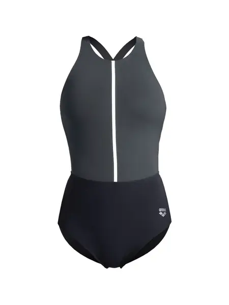 ARENA Formujúce plavky 'SHAPEWEAR SILVIA B-CUP'  tmavosivá / čierna / biela
