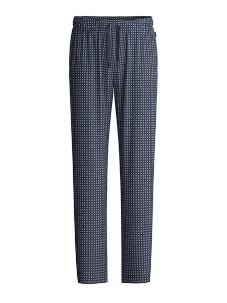 CALIDA Pyžamové nohavice  námornícka modrá / opálová / biela