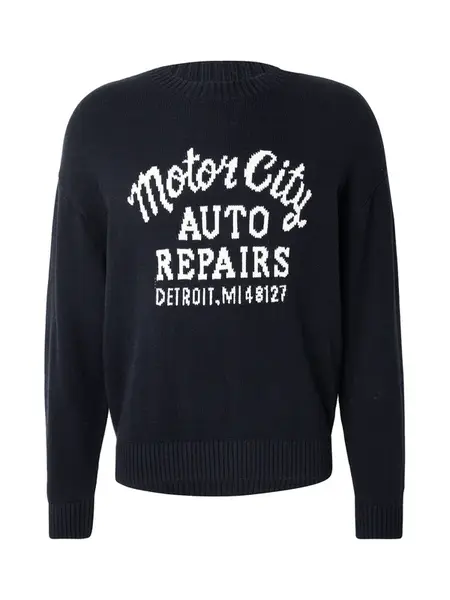 HOLLISTER Sveter  čierna / biela