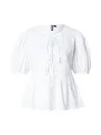PIECES Blúzka 'Jolly'  biela