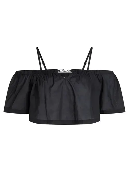 Karl Lagerfeld Top  čierna