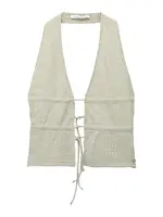 Pull&Bear Top  pastelovo zelená