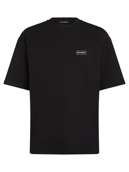 Karl Lagerfeld Tričko  čierna / biela