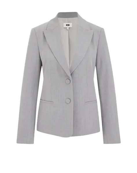 WE Fashion Blejzer  svetlosivá