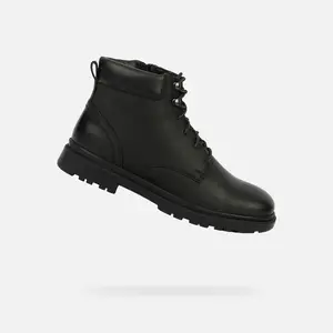 Black Men's Ankle Boots Geox Andalo - Mens
