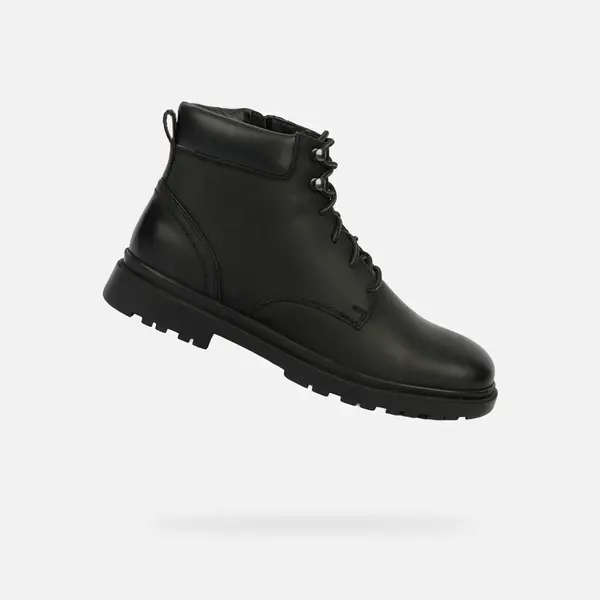 Black Men's Ankle Boots Geox Andalo - Mens