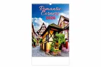 Kalendář nástěnný 2026 - Romantic Corners