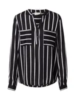 Kaffe Blúzka 'KABabara'  námornícka modrá / biela