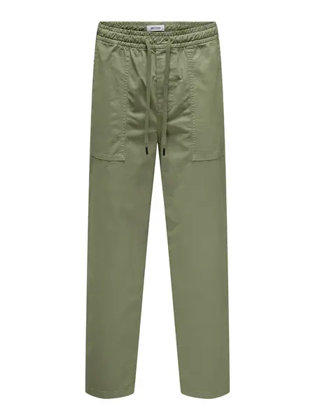 Only & Sons Nohavice 'ONSSINUS'  kaki