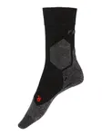 FALKE Športové ponožky  sivá / červená / čierna