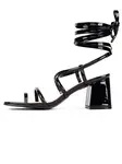 Celena Remienkové sandále  čierna