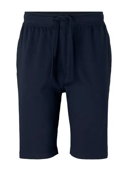 TOM TAILOR Krátke pyžamo  enciánová / modrosivá / biela