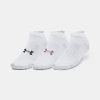 Under Armour Ponožky UA Essential Low Cut 3pk-WHT - unisex