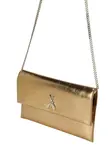 PATRIZIA PEPE Listová kabelka  zlatá