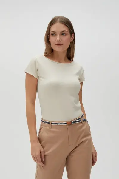 Marisse Women's T-Shirt L-Ts-4622 L.Beige