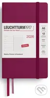 Weekly Planner & Notebook 2026 Pocket (A6) Port Red