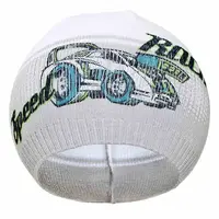 Jesenná detská čiapočka Racing sivá, vel. 110 (4-5r)