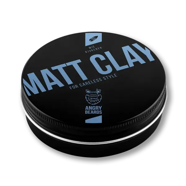 Íl na styling vlasov Angry Beards Matt Clay Mič Bjukenen 100 g