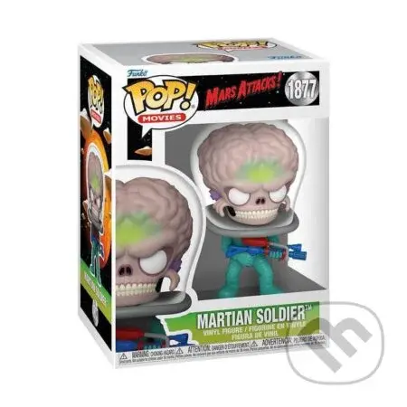 Funko  POP Movies: Mars Attacks! - Martian Soldier #1877