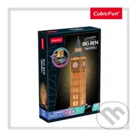 Big Ben (Puzzle 3D s LED Noční edice) - puzzle z kategorie 3D puzzle