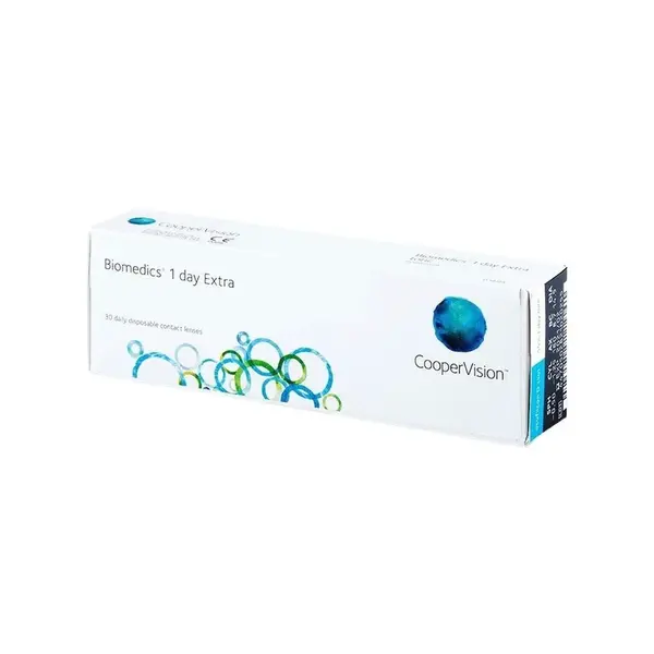 Denné Biomedics 1 Day Extra (30 šošoviek) Dioptrie: -3.25, Zakrivenie: 8.6, ID:279748