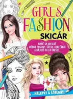Girls fashion - skicár (nálepky a šablóny) - kniha z kategorie Omalovánky