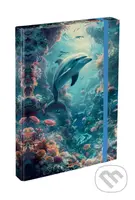 Dosky na školské zošity Baagl Delfín (A4)