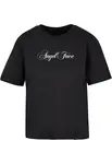 Women's T-shirt Angel Face black
