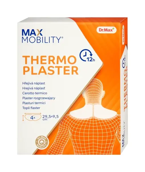Dr. Max Thermoplaster 29,5x9,5cm 4 ks