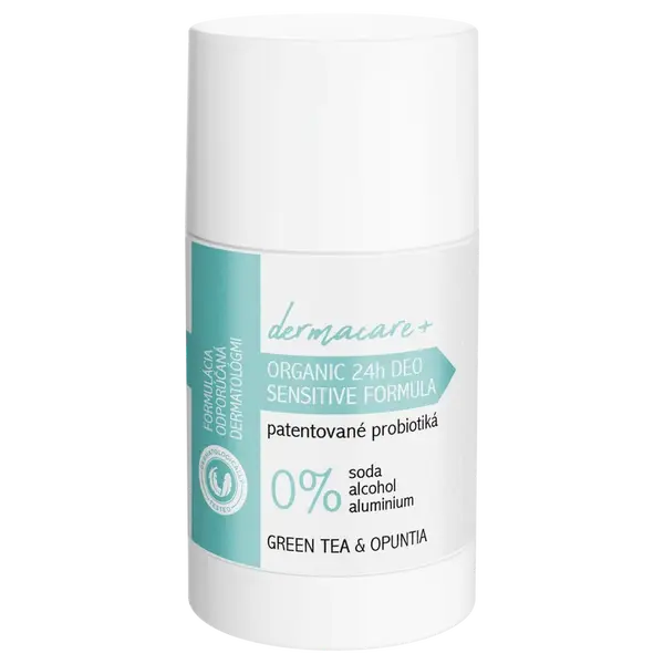 Soaphoria Dermacare+ 24h organický dezodorant s prebiotikami a probiotikami - green tea & opuntia