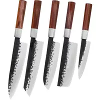 Sada Kuchynských nožov Kimung - 5ks/Hnedá