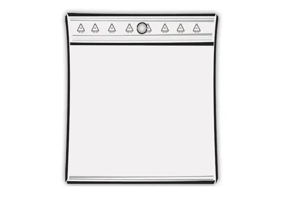 100 ks - Sáček rychlouzavírací PE 100x100/0,05 - s dírkou pro zavěšení