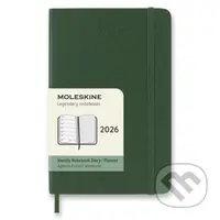 Moleskine – 12-mesačný týždenný plánovací zápisník (diár) 2026 - zelený