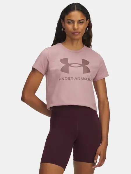 Dámské tričko Under Armour UA Logo SS-PNK - Dámské