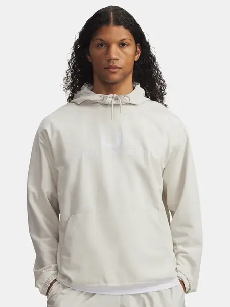 Pánská mikina Under Armour UA Unstoppable Wvn Hoodie-WHT - Pánské