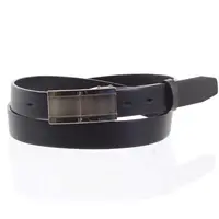 Pánsky kožený opasok oblekový čierny - PB Amon 115