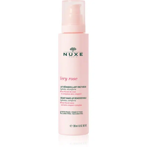 Nuxe Very Rose Creamy Make-up Remover Milk jemné odličovací mléko pro všechny typy pleti 200 ml