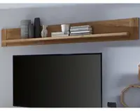 Nástenná polica Canyon, dub, 167 cm%