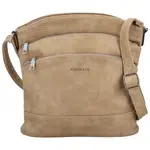 Dámska crossbody svetlobéžová - Romina & Co Bags Zigitta