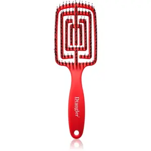 Dtangler Dry Blow, Glow And Go hranatý kartáč na foukání barva Red Scarlett 1 ks