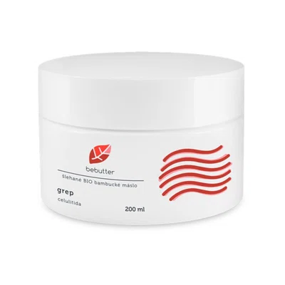 Bebutter Šlehané BIO bambucké máslo Grep bambucké máslo 200 ml
