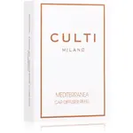 Culti Milano Car Mediterranea vůně do auta náhradní náplň 57x35 cm